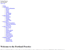 Tablet Screenshot of portlandpractice.co.uk